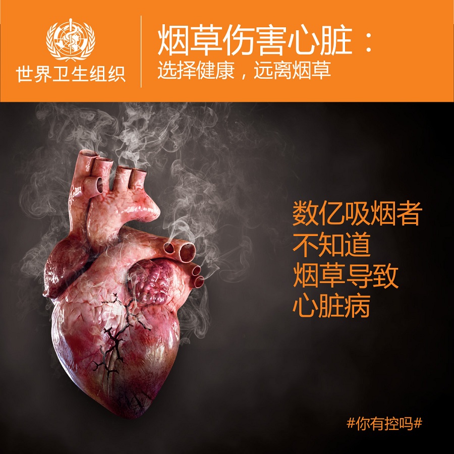 心脏病:数亿吸烟者不知道烟草导致心脏病
